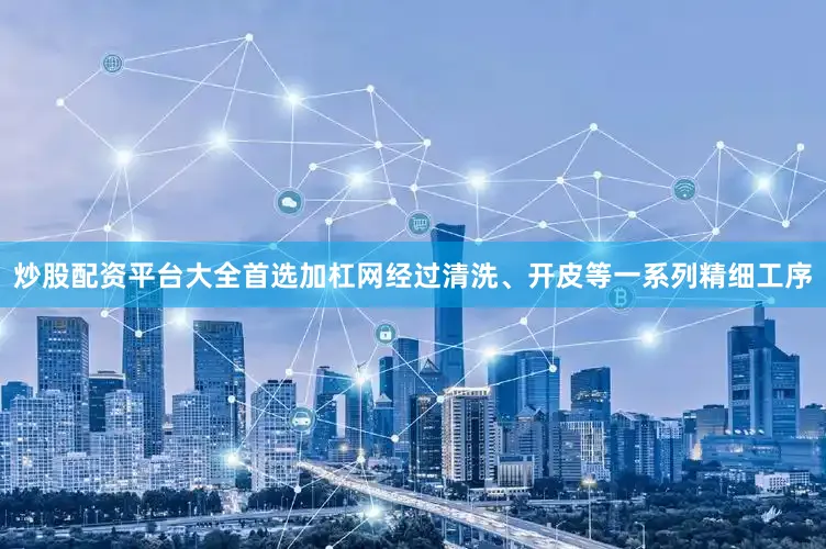 炒股配资平台大全首选加杠网经过清洗、开皮等一系列精细工序