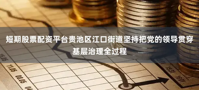 短期股票配资平台贵池区江口街道坚持把党的领导贯穿基层治理全过程